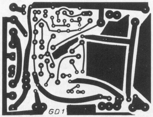 Fig 4. PCB.  Scale 1:1 = 51 x 67 mm.