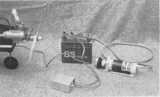 Fig 1. Photo of the glow plug driver and start apparatus.