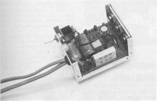 Fig 6. The lid at the glow plug driver is taken off here for to show the mecanical structure.