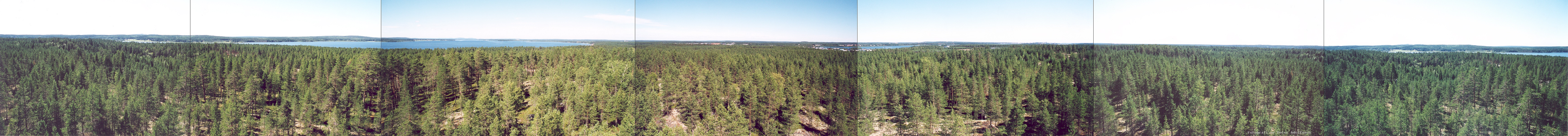 Ett panorama över Luleå, norra Gäddvik etc. 2 056 192 byte.