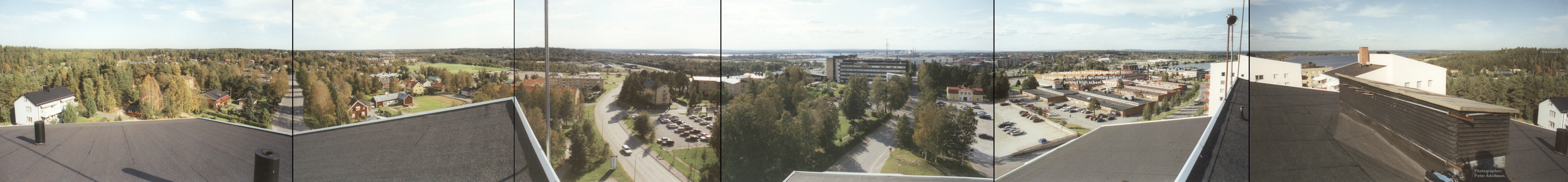 Ett panorama över Piteå. 679 kB.